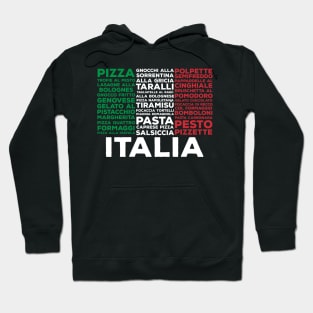 Italian Food Flag Italy Pasta Love Hoodie